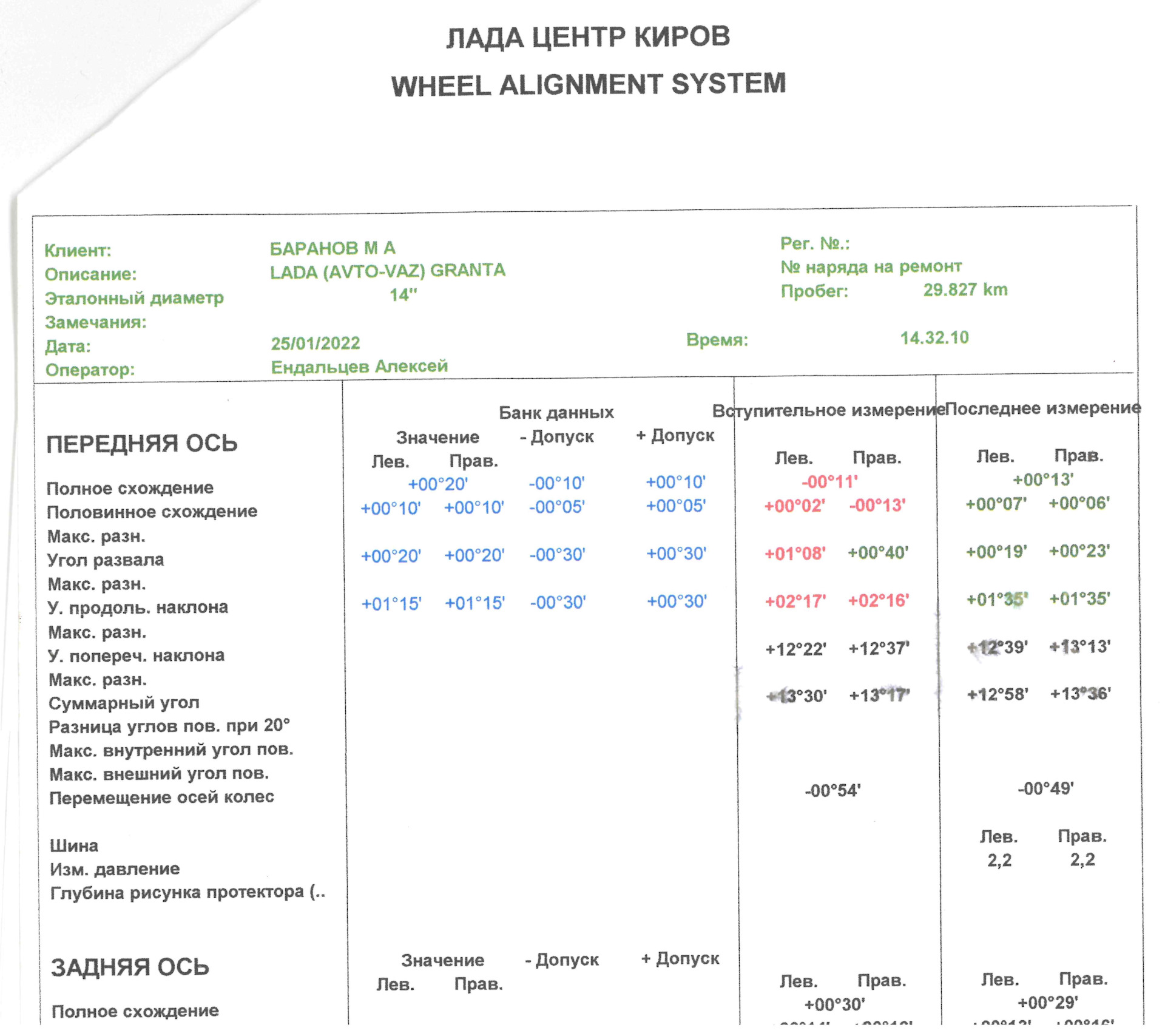 Запись, 7 февраля 2022 — Lada Гранта (2G) FL, 1,6 л, 2019 года | плановое  ТО | DRIVE2