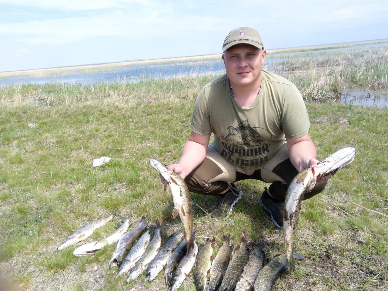 Поездка на рыбалку озеро Речное 2019.