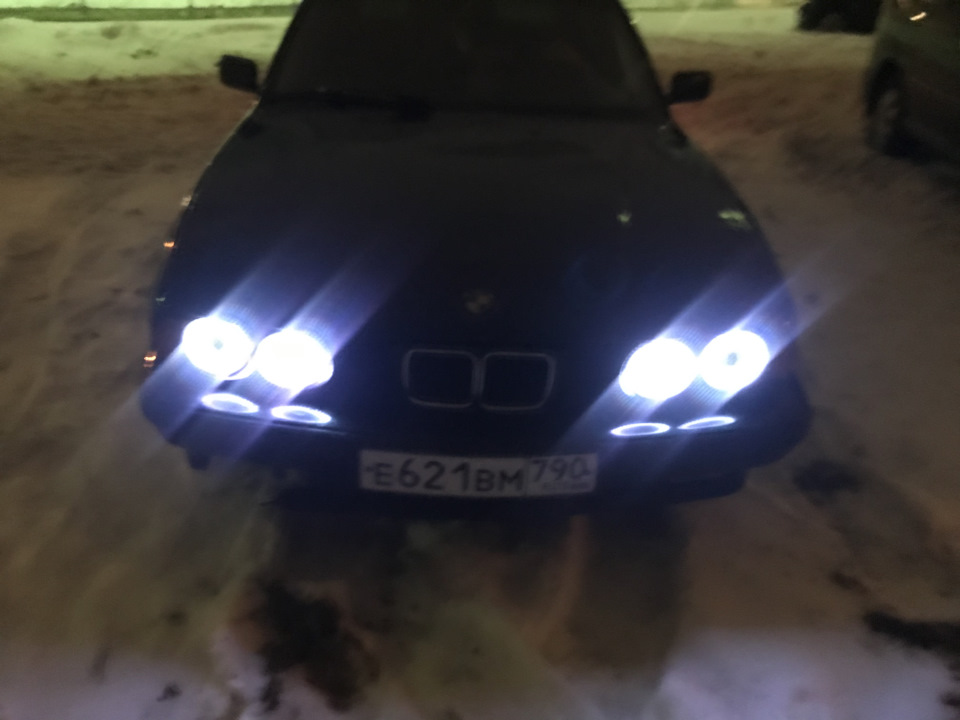 Ангельские глазки — BMW 5 series (E34), 1,8 л., 1994 года | тюнинг | DRIVE2