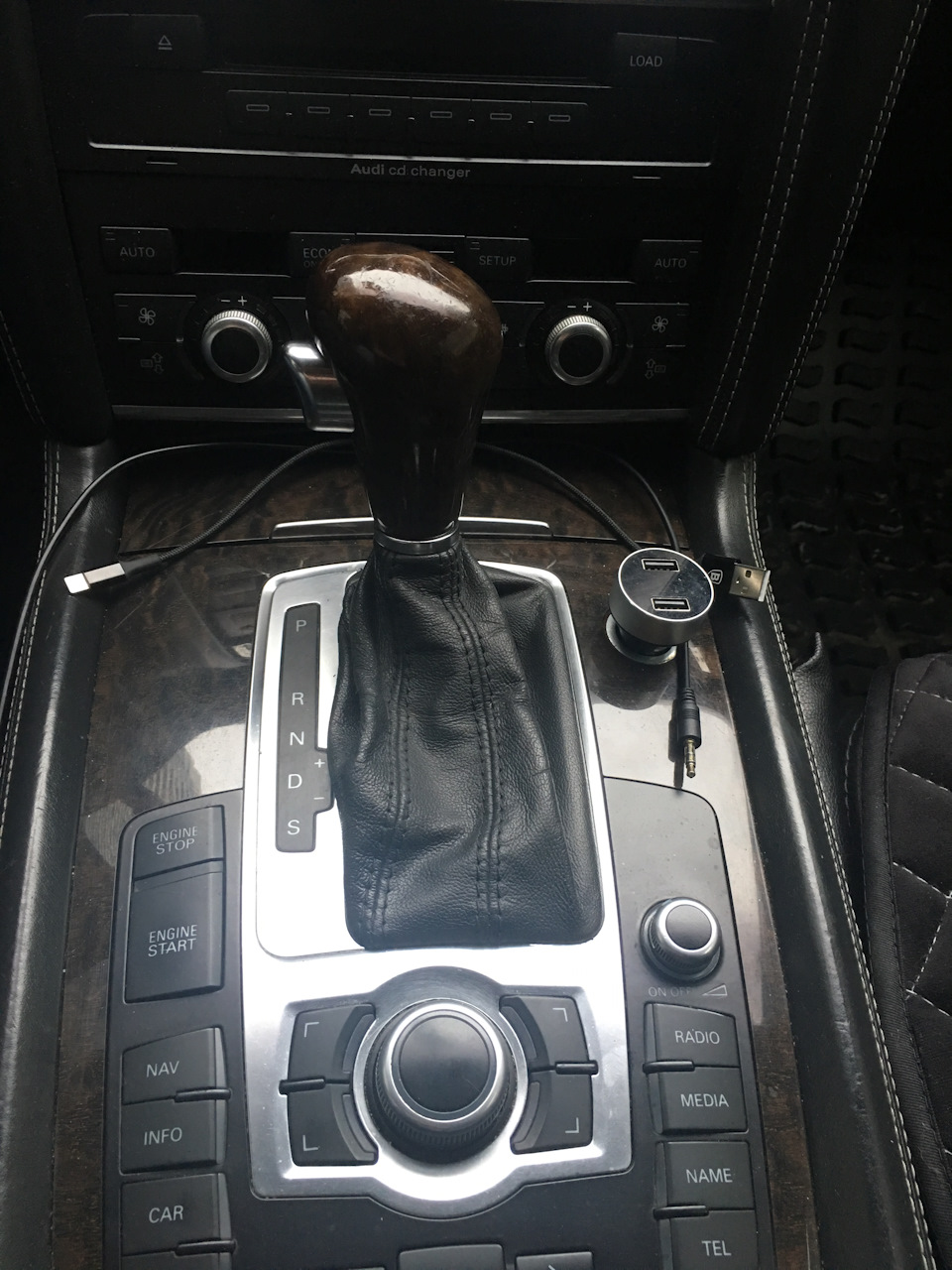Замена ручки АКПП на Q7 — Audi Q7 (1G), 4,2 л, 2008 года | аксессуары ...