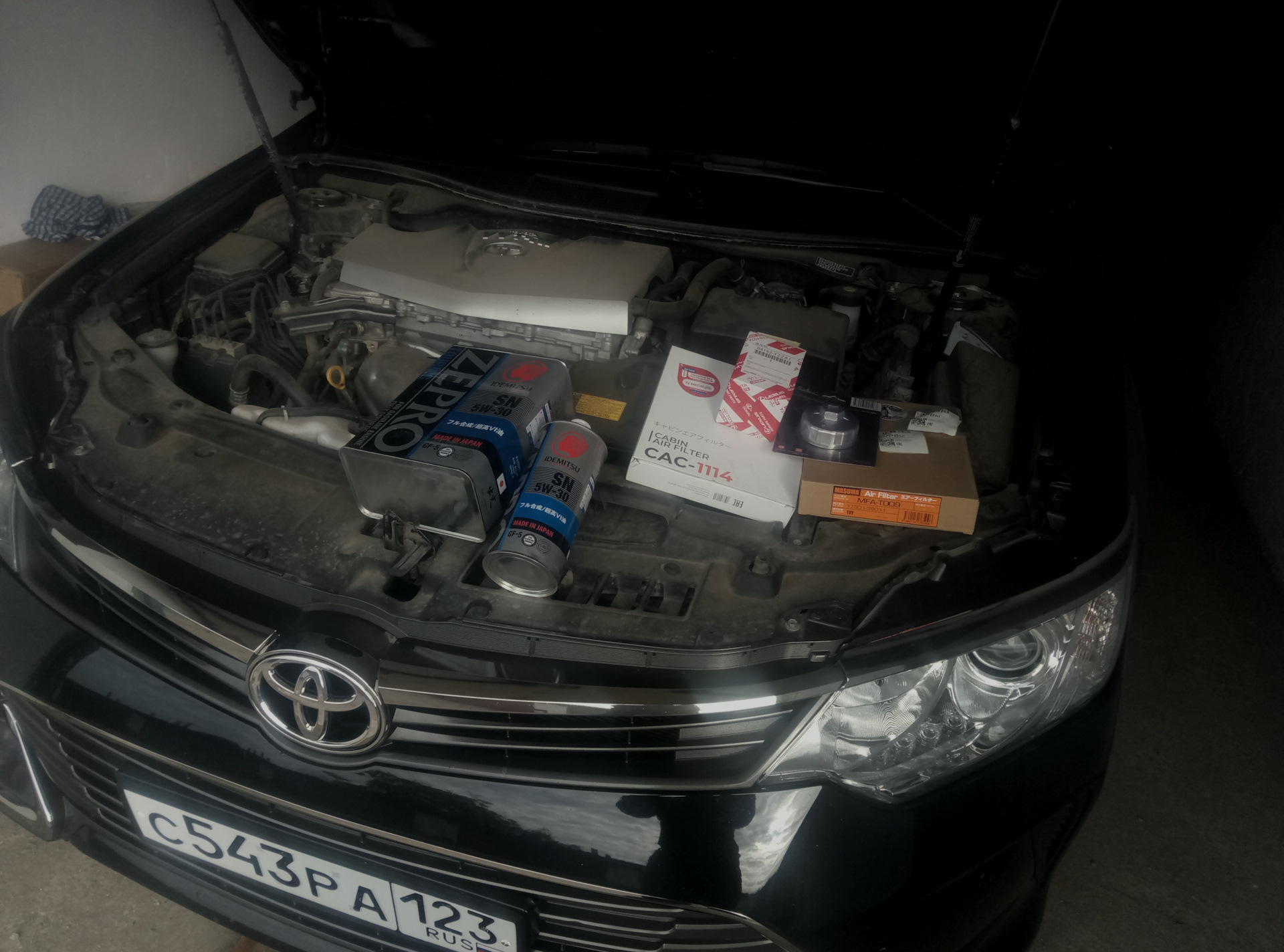 Плановое ТО 125 тыс., но своими руками — Toyota Camry (XV50), 2 л ...