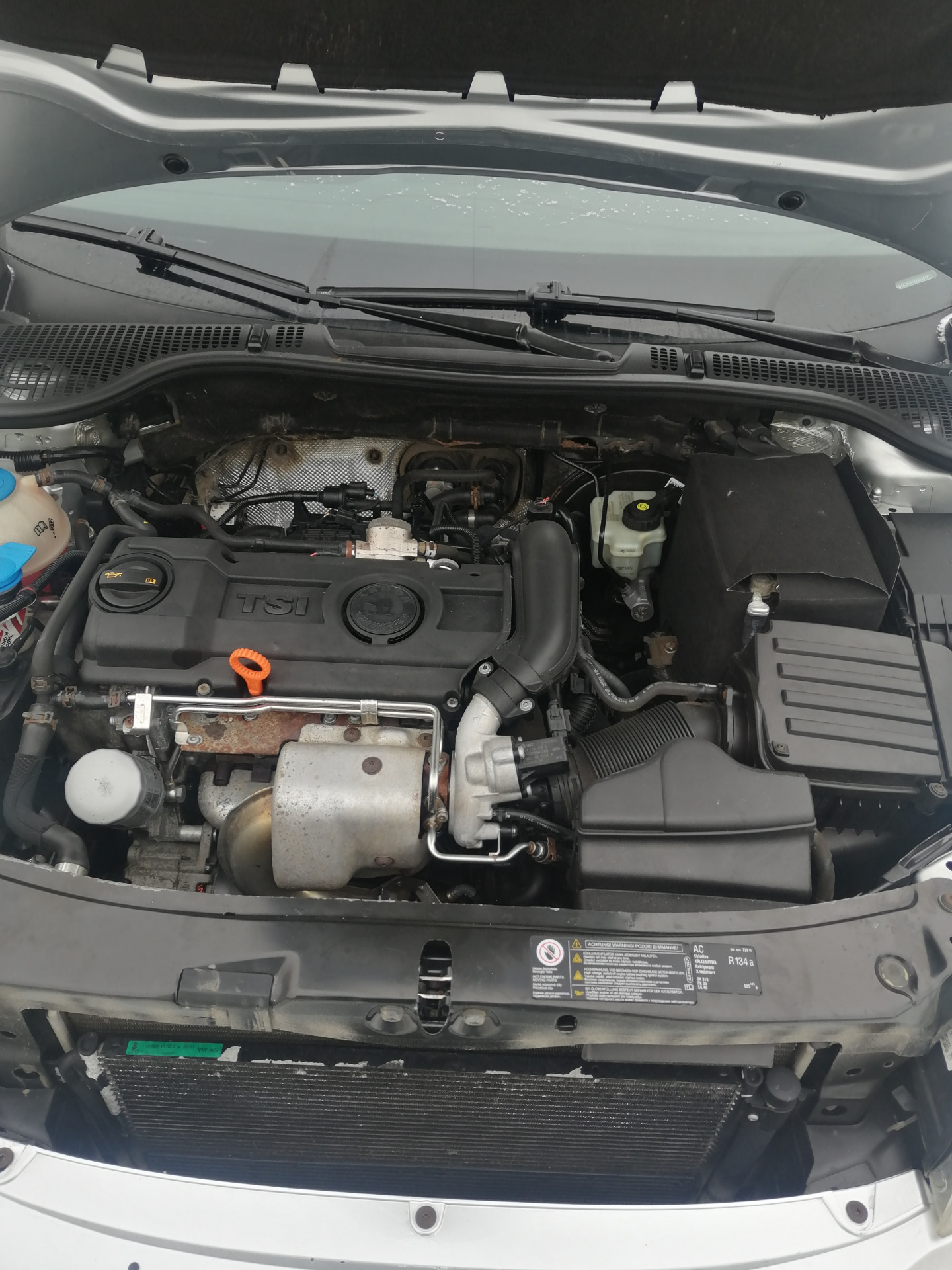 #1 замена цепи caxa + полное т.о. — Skoda Octavia A5 Mk2, 1,4 л, 2012 ...