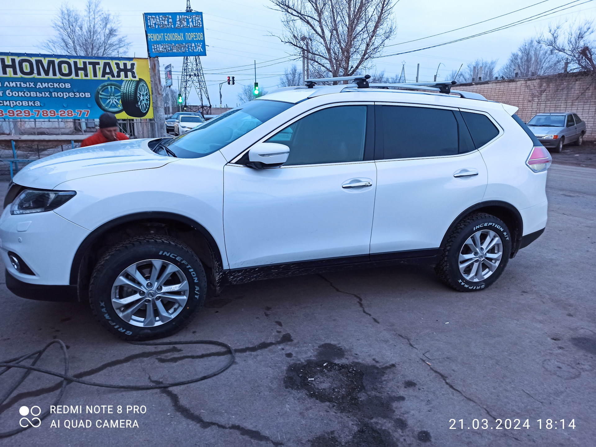 Новая летняя резина АТ — Nissan X-Trail III (t32), 2 л, 2016 года ...