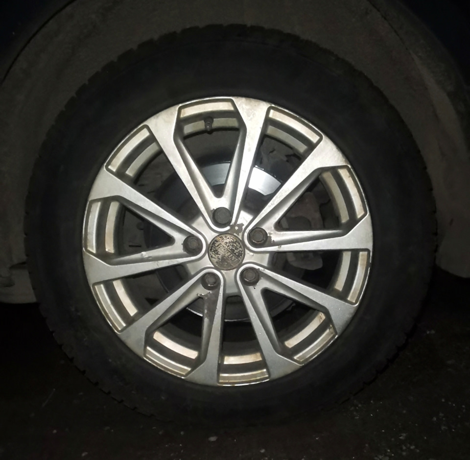 Смена колес на зимние Cordiant Snow Cross 2 SUV — Nissan Qashqai (2G