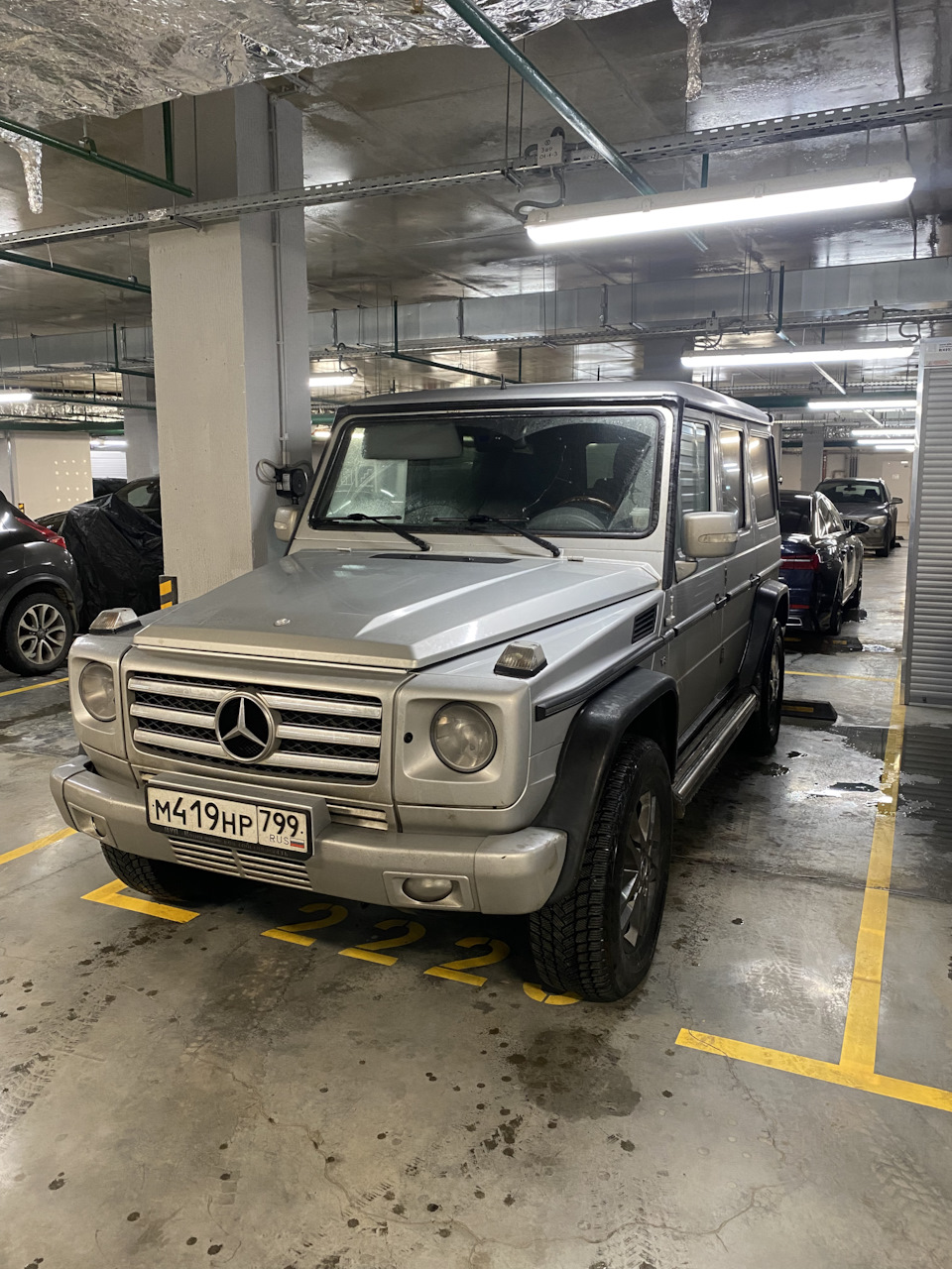 Расширители арок G55 AMG (оригинал и китайский АБС) — Mercedes-Benz G-Class  (W463), 4 л, 2002 года | тюнинг | DRIVE2