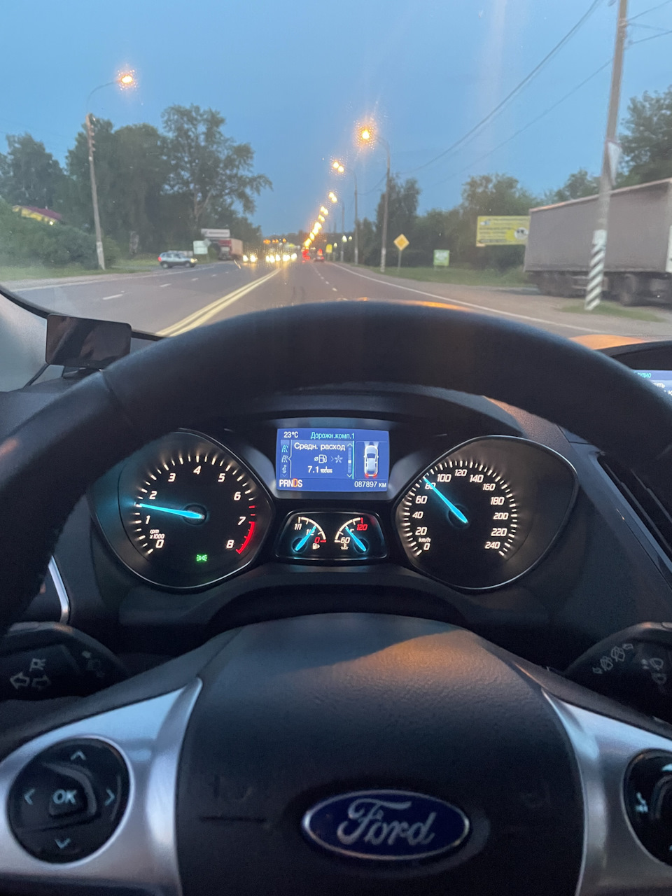 первые 5к пробега — Ford Kuga (2G), 2,5 л, 2015 года | просто так | DRIVE2