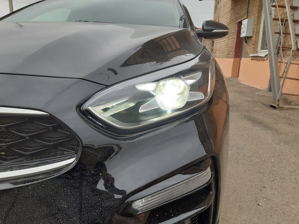 Замена галогеновых фар на Led фары. — KIA Cerato (4G), 2 л, 2019 года ...