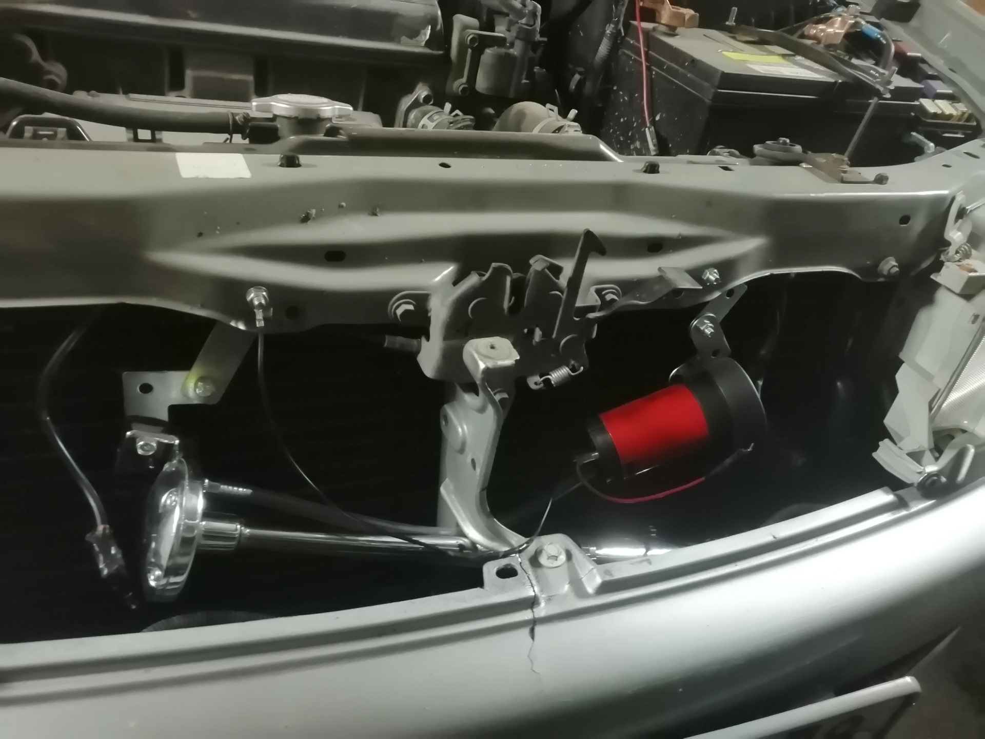 Установка воздушного сигнала — Toyota Carina (7G), 1,8 л, 1999 года ...