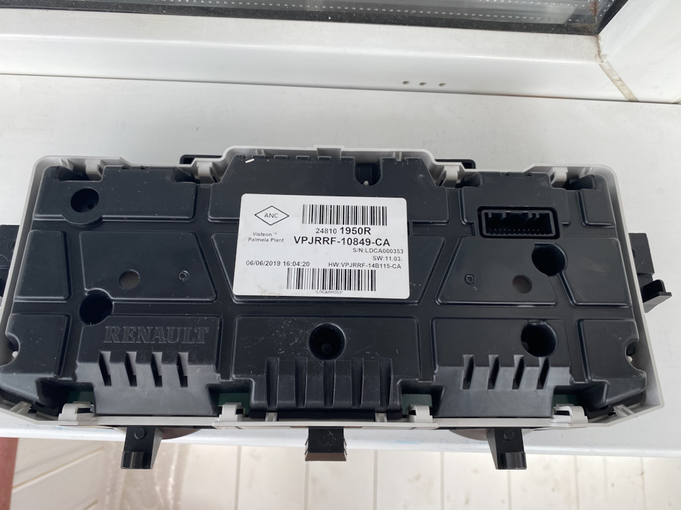 Панель приборов Рено каптур рестайлинг на Renault Kaptur (2016 ...