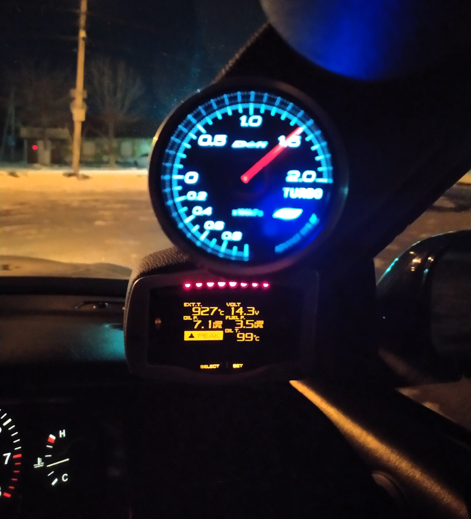 Пики показаний после настройки — Toyota Chaser (100)