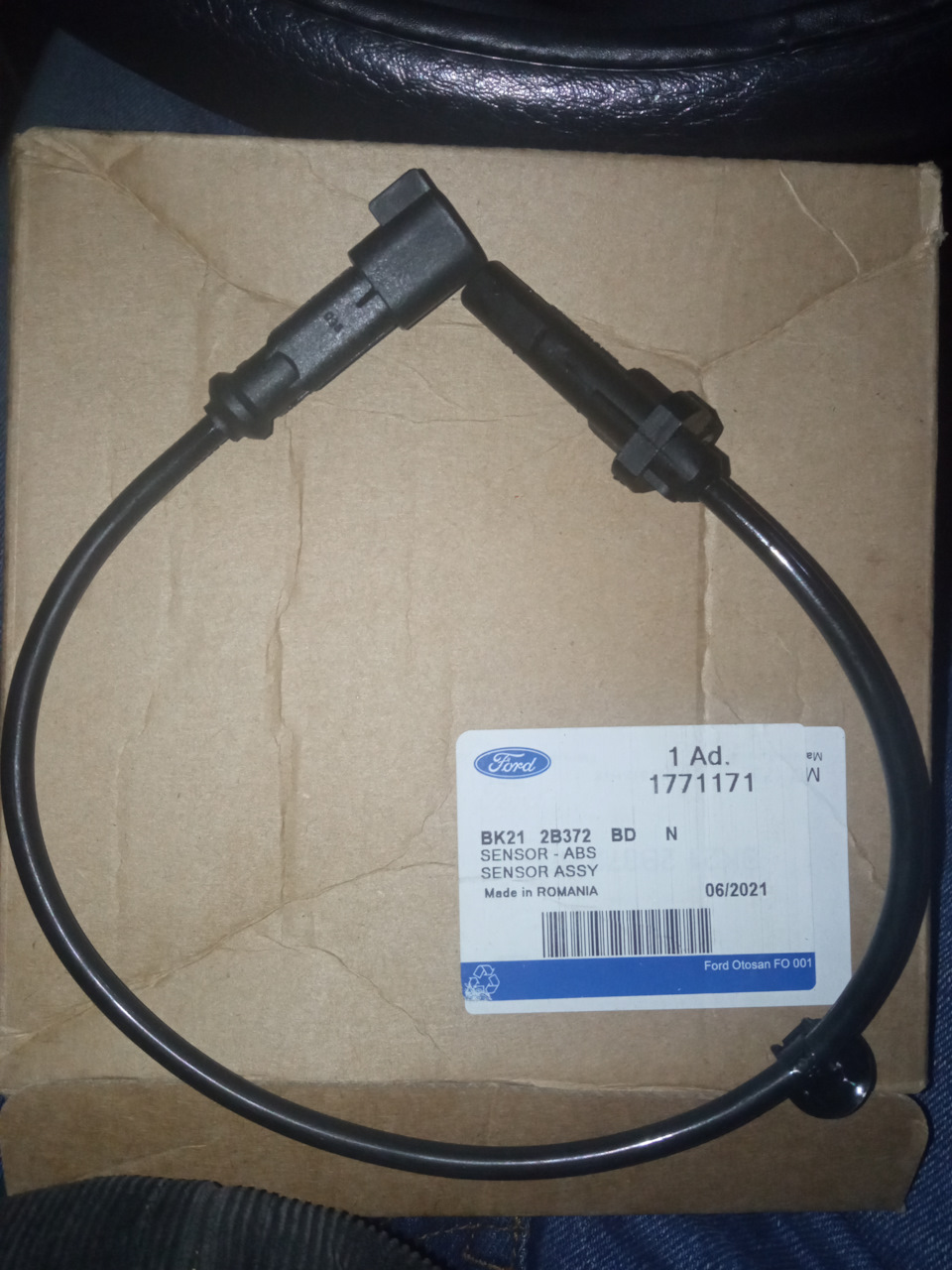 1771171 датчик ABS TKE Ford | Запчасти на DRIVE2