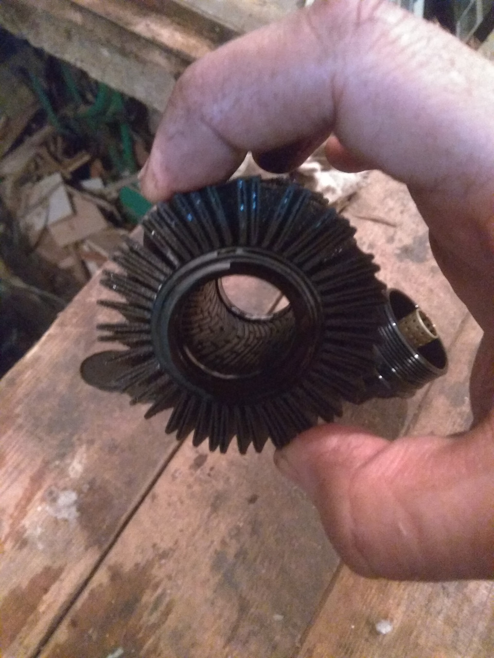 Старый фильтр — Toyota Camry (XV40)