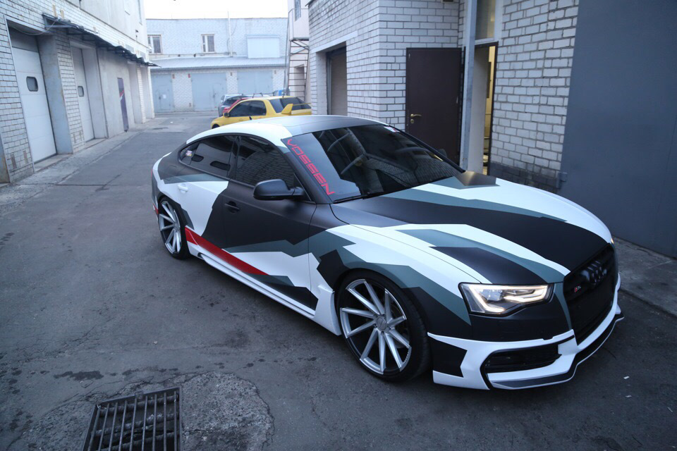 Audi a7 камуфляж