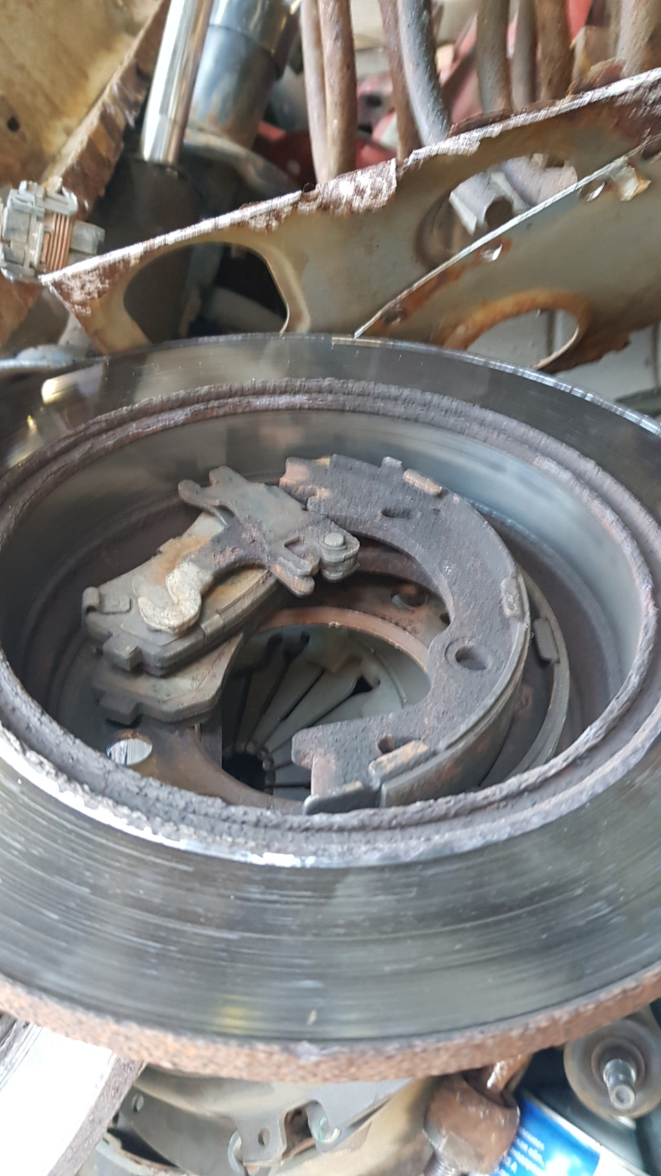 ТО и ревизия ручника — KIA Ceed (1G), 1,6 л, 2009 года | плановое ТО ...