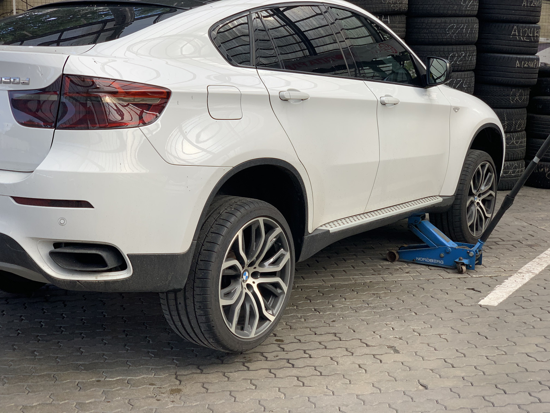 Занижение bmw x6 e71