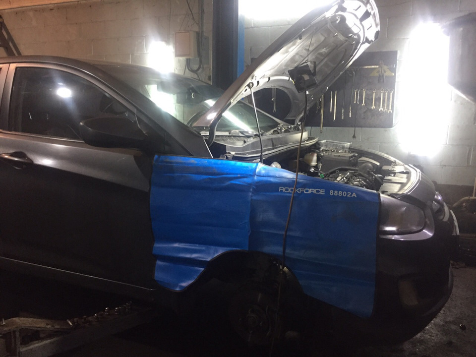 Замена цепи — Hyundai Solaris, 1,6 л, 2011 года | визит на сервис | DRIVE2