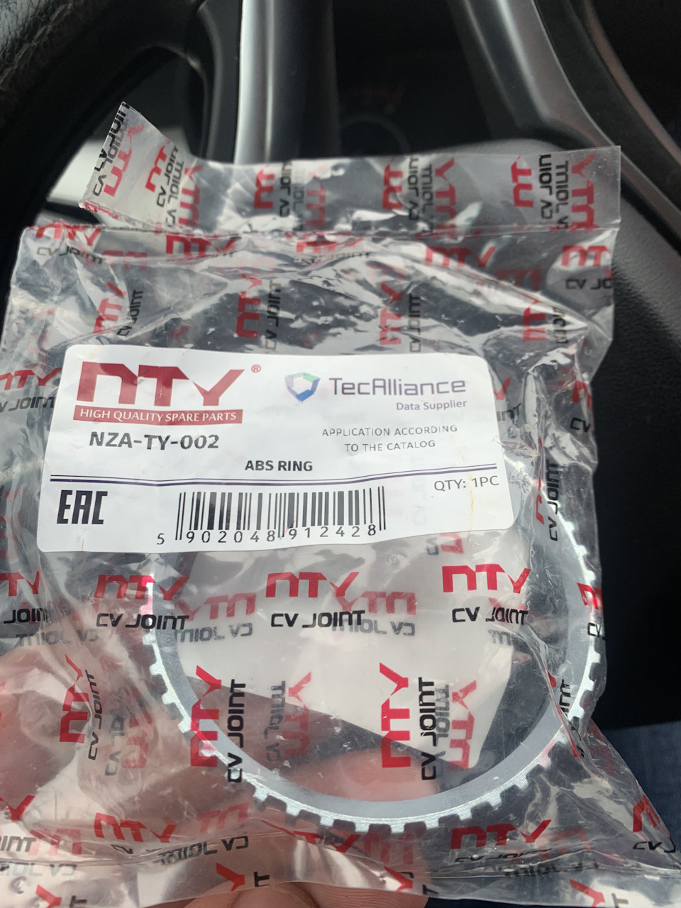 NZATY002 Кольцо датчика ABS для автомобилей Toyota NTY | Запчасти на DRIVE2