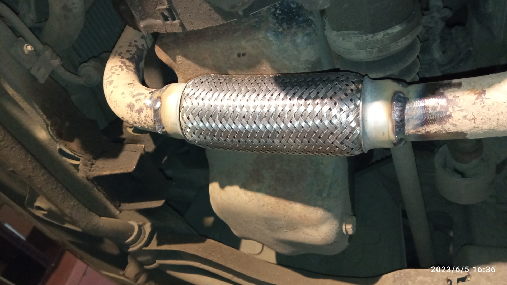 Гофра глушителя дэу матиз 0. 8. 8. 8 кольчуга. 8.