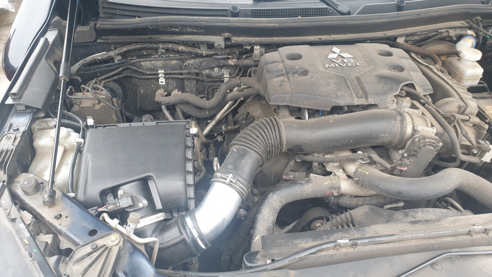 Шноркель. Лучший шноркель на МПС — Mitsubishi Pajero Sport (3G), 3 л ...