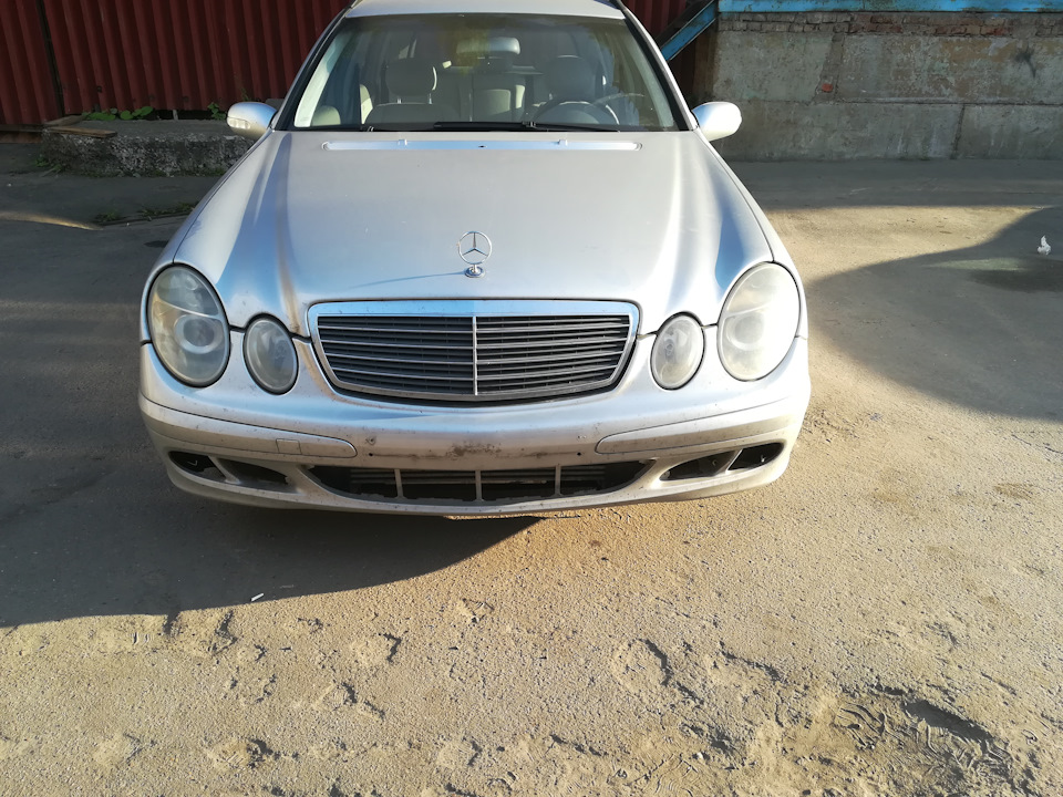 Покраска и ремонт Бамперов — Mercedes-Benz E-Class (W211), 2,1 л, 2004 ...