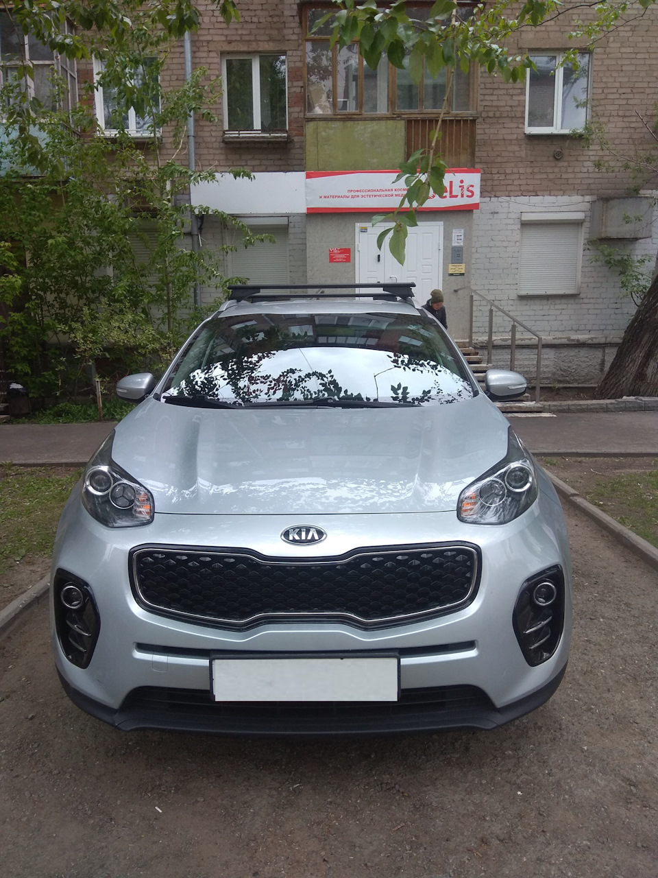 Подбор багажника и автобокса на Kia Sportage 4 — KIA Sportage (4G), 2 л,  2016 года | аксессуары | DRIVE2