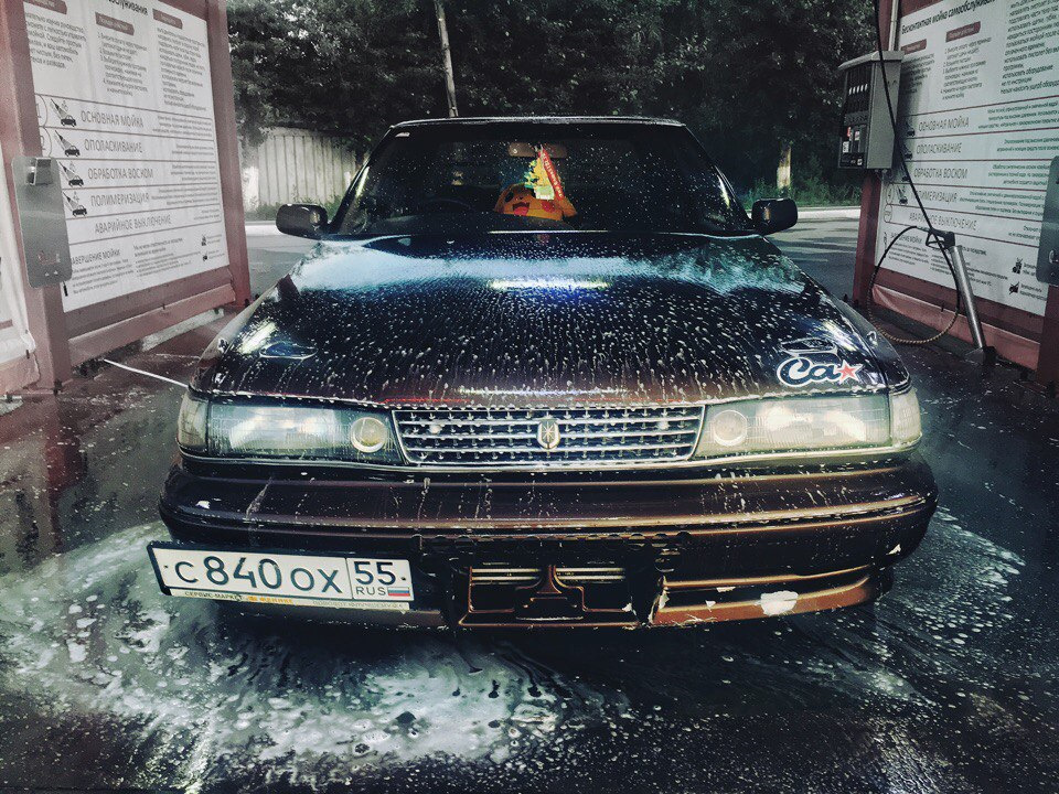 Отогнал в сервак :) — Toyota Mark II (80), 2,5 л, 1992 года | тюнинг ...