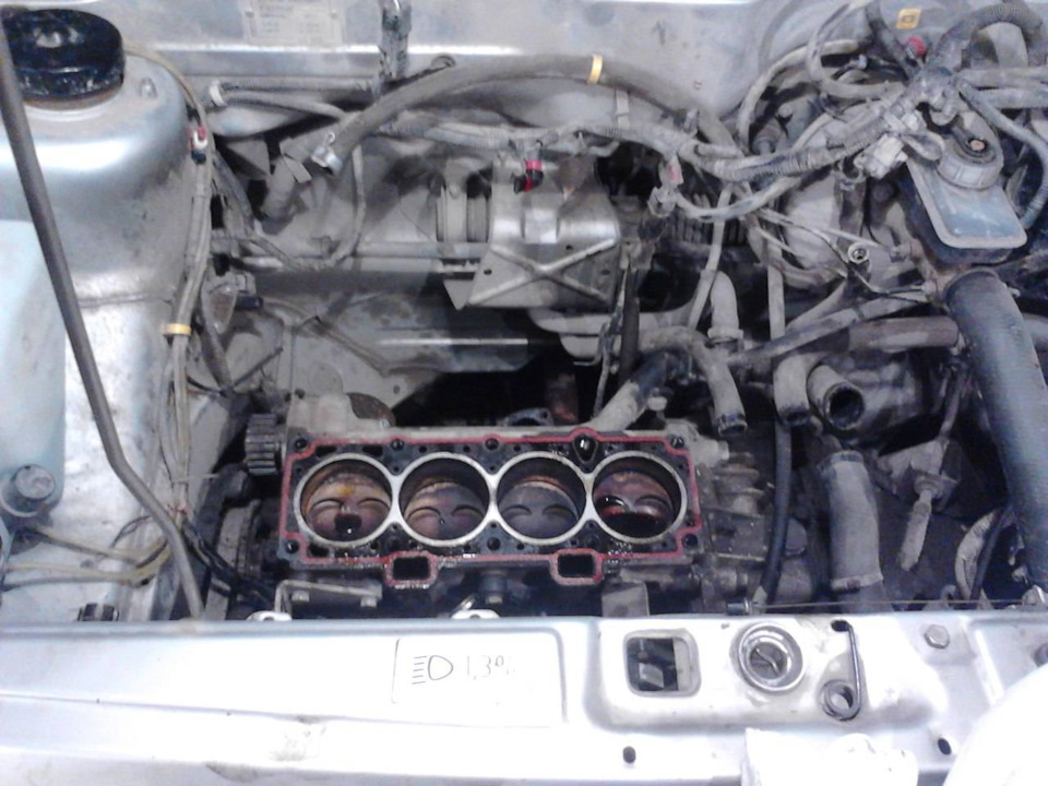 Замена прокладки ГБЦ, помпы, радиатора. — Lada 2114, 1,6 л, 2012 года ...