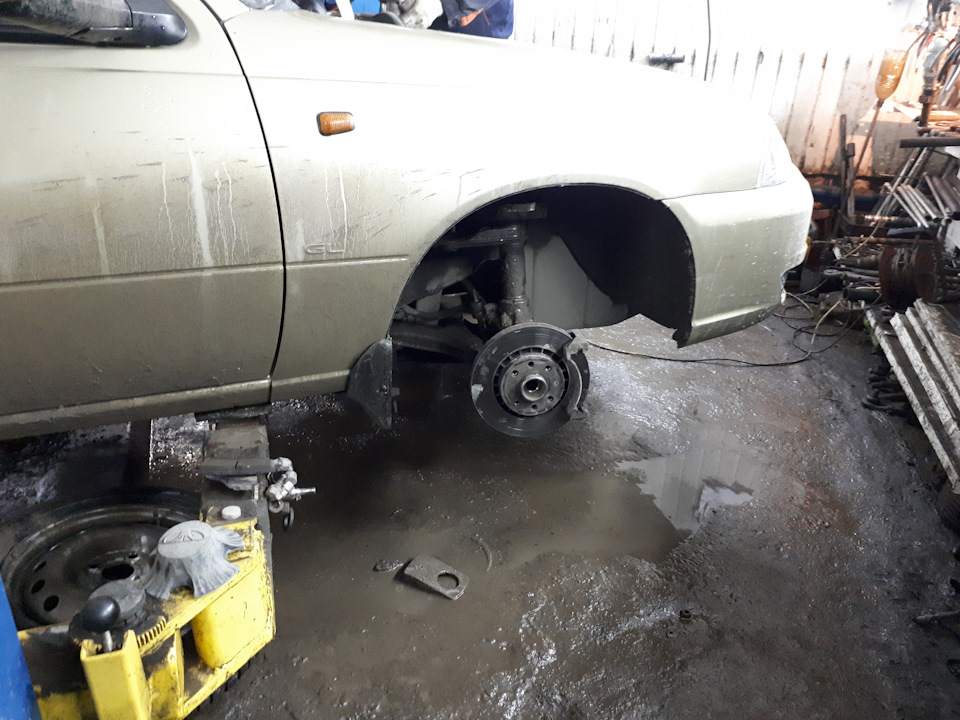 Заменил опорные подшипники и амортизаторы — Daewoo Nexia (N150), 1,6 л ...