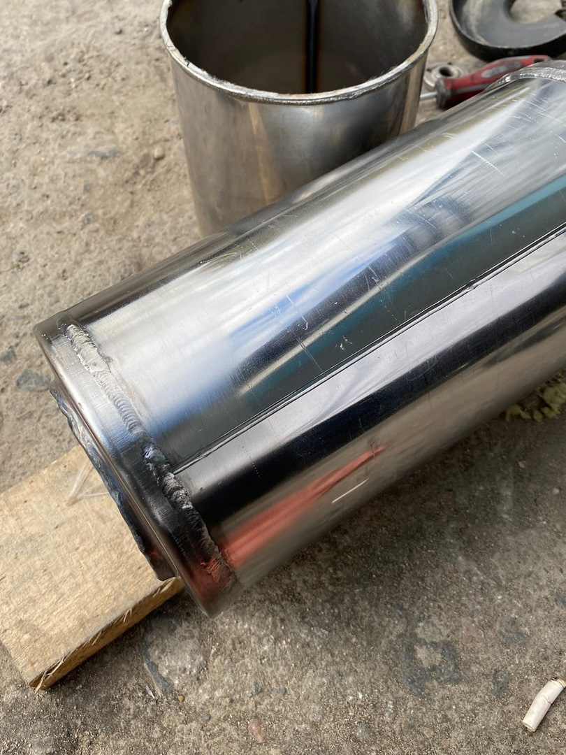 выхлопная система с нержавейки — BMW 5 series (E60), 3 л, 2005 года ...