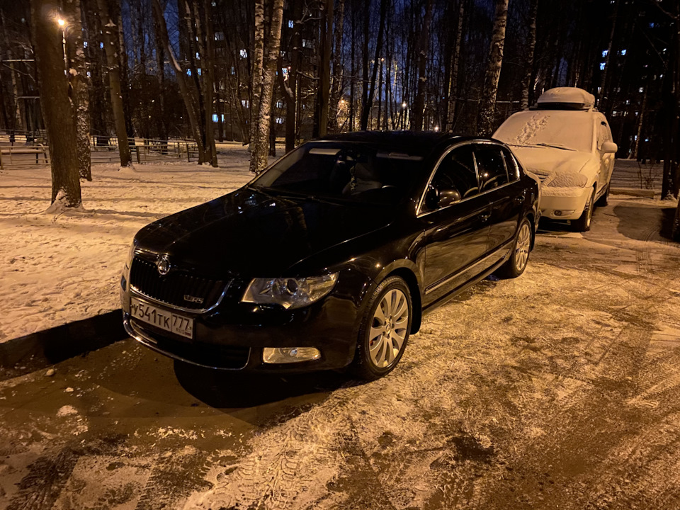 Сход развал и шиномонтаж Superb — Skoda Superb Mk2, 1,8 л, 2008 года ...