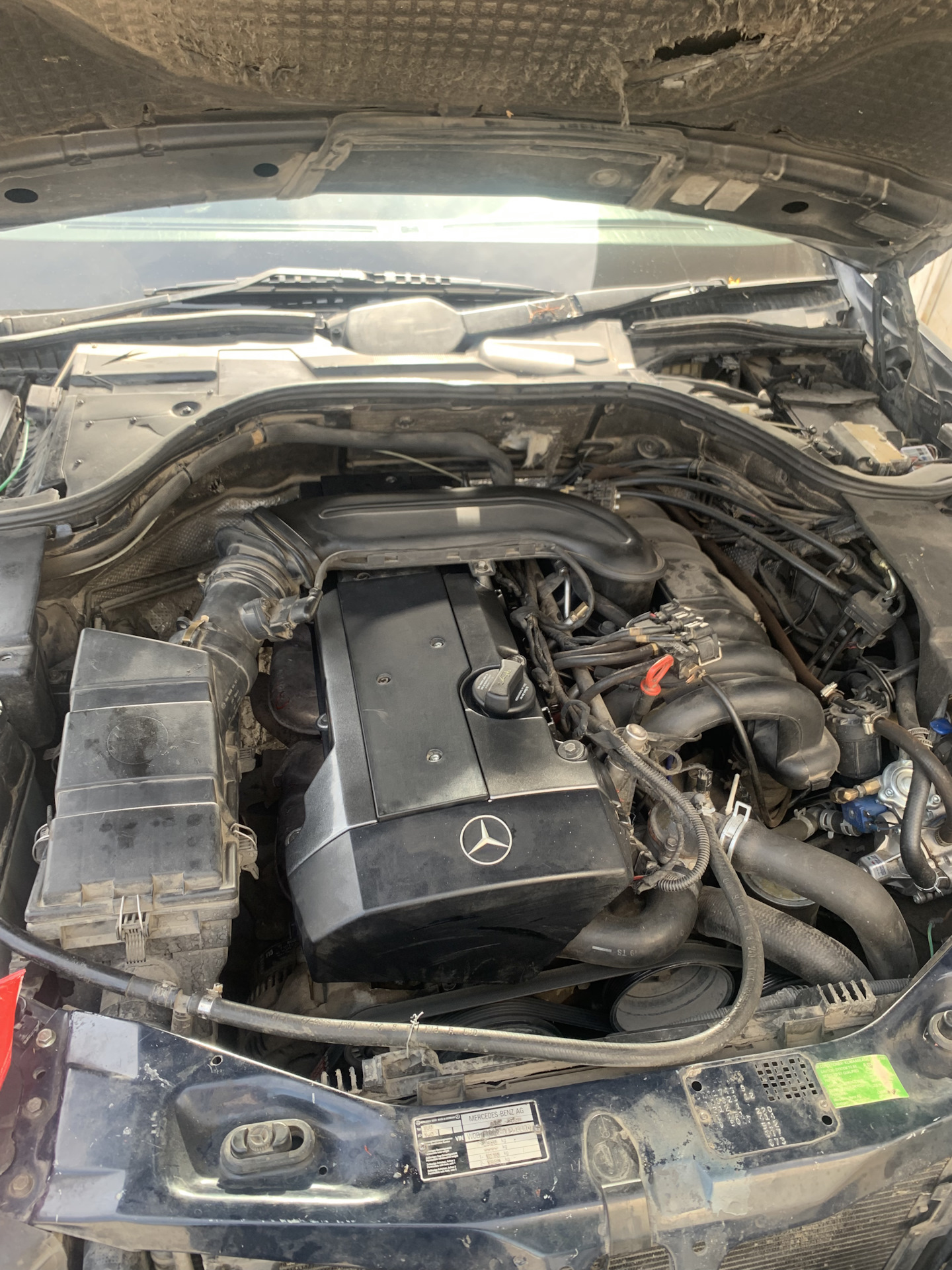 Покраска клапанной крышки М104 — Mercedes-Benz S-Class (W140), 2,8 л ...