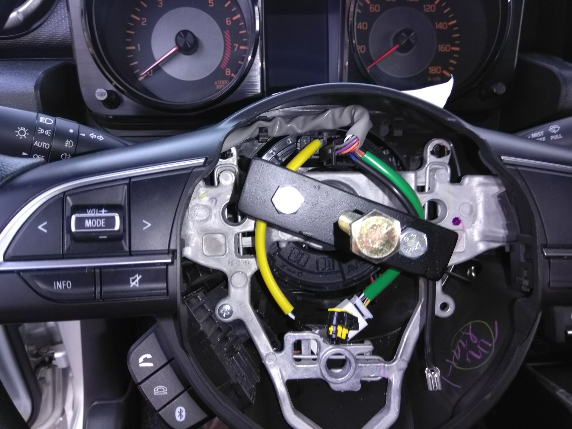Как снять руль suzuki