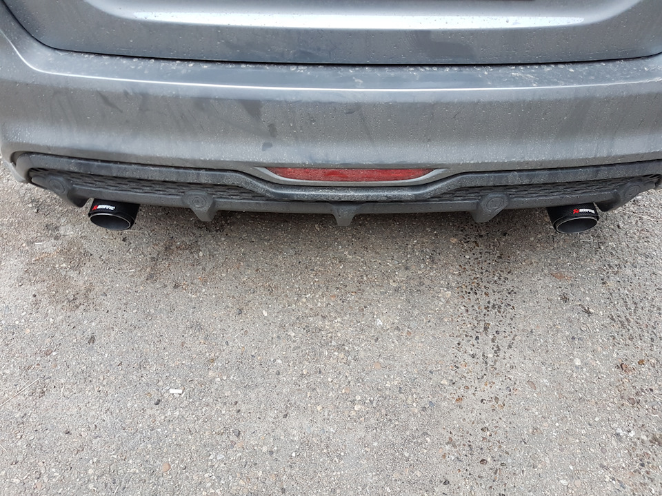 Доделал выхлоп. Теперь все по красоте. — Lada Vesta (1G), 1,8 л, 2019 ...