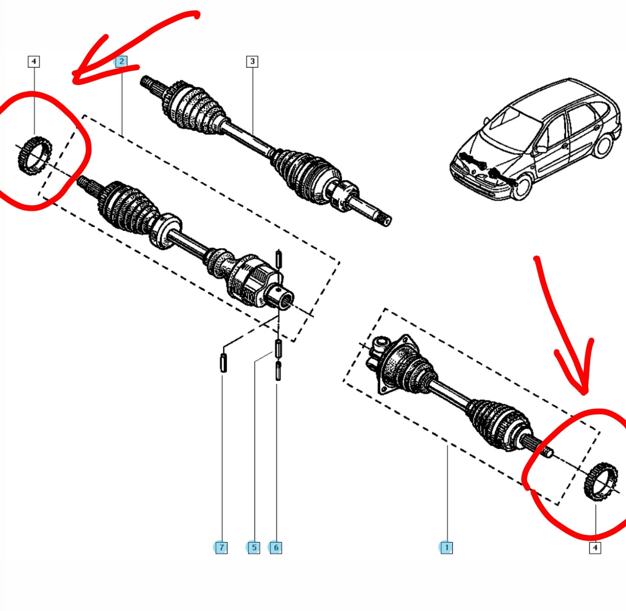 Абс задний привод. Рено Сценик 2 привод левый. Схема коробки передач Рено Дастер 4х4. Схема переднего привода Рено Дастер. Рено Меган 2 схема приводов КПП.
