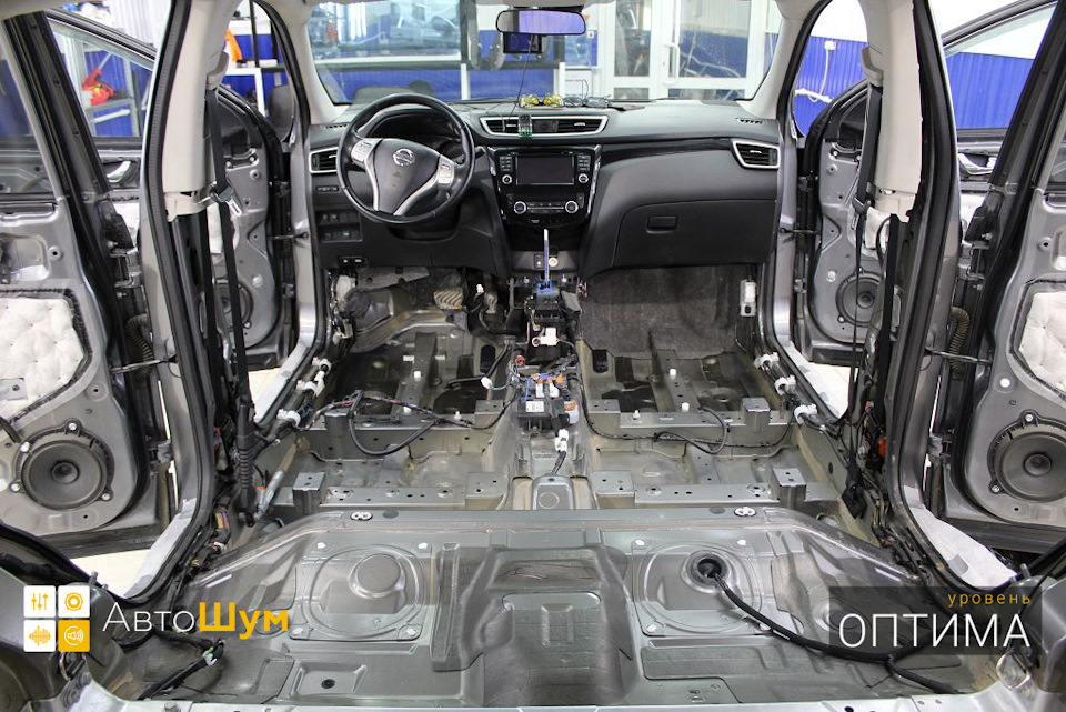 Шумоизоляция крыши qashqai j11