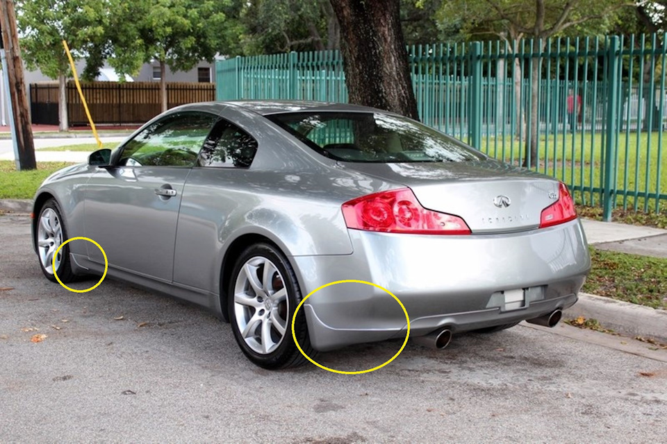 Вопрос по Брызговикам — Infiniti G35 Coupe 1 3 л 2004 года просто так Drive2