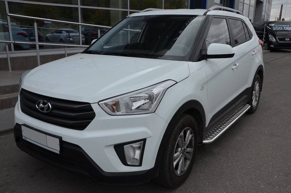 Боковые подножки Хендай Грета — Автопорог на DRIVE2