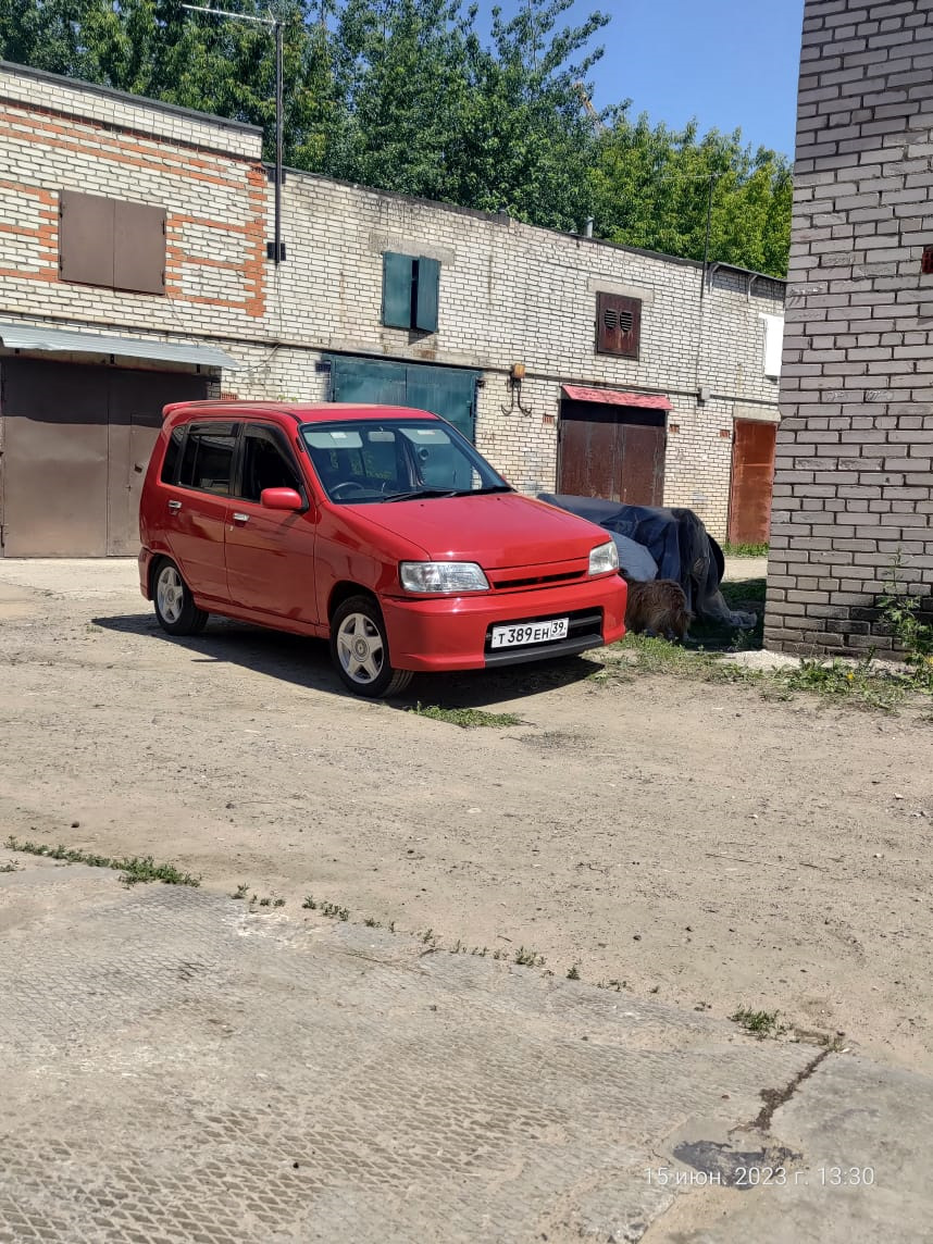 Первая авария, ремонт и ништяки к машине — Nissan Cube I, 1,3 л, 1999 года  | ДТП | DRIVE2