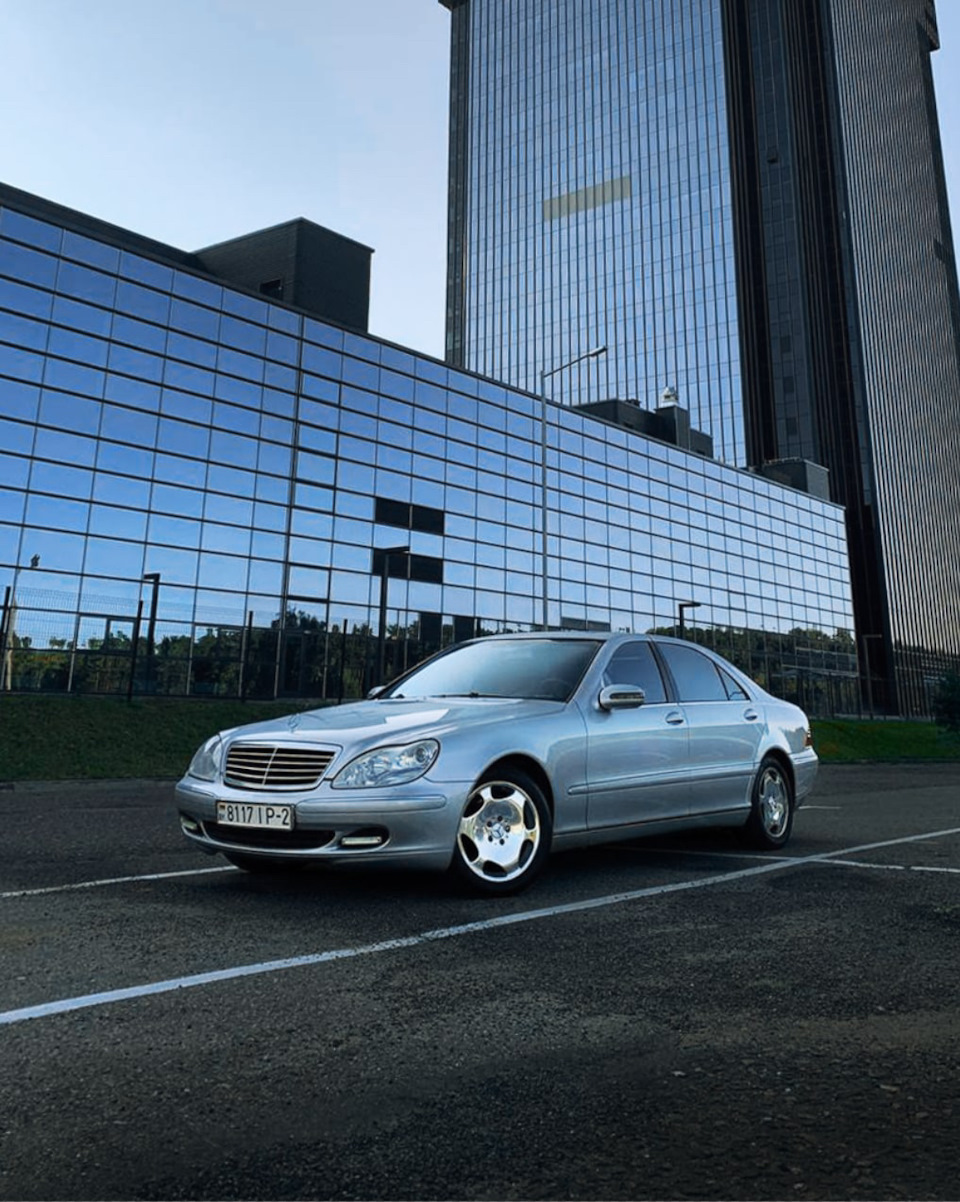 Новые тапки или закос под s600 — Mercedes-Benz S-Class (W220), 4,3 л, 2003  года | колёсные диски | DRIVE2