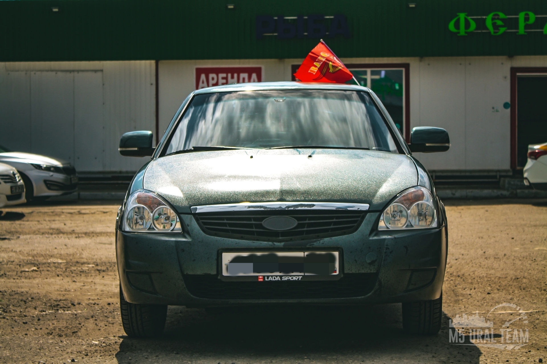 Решетка радиатора — соты! — Lada Приора седан, 1,6 л, 2009 года ...