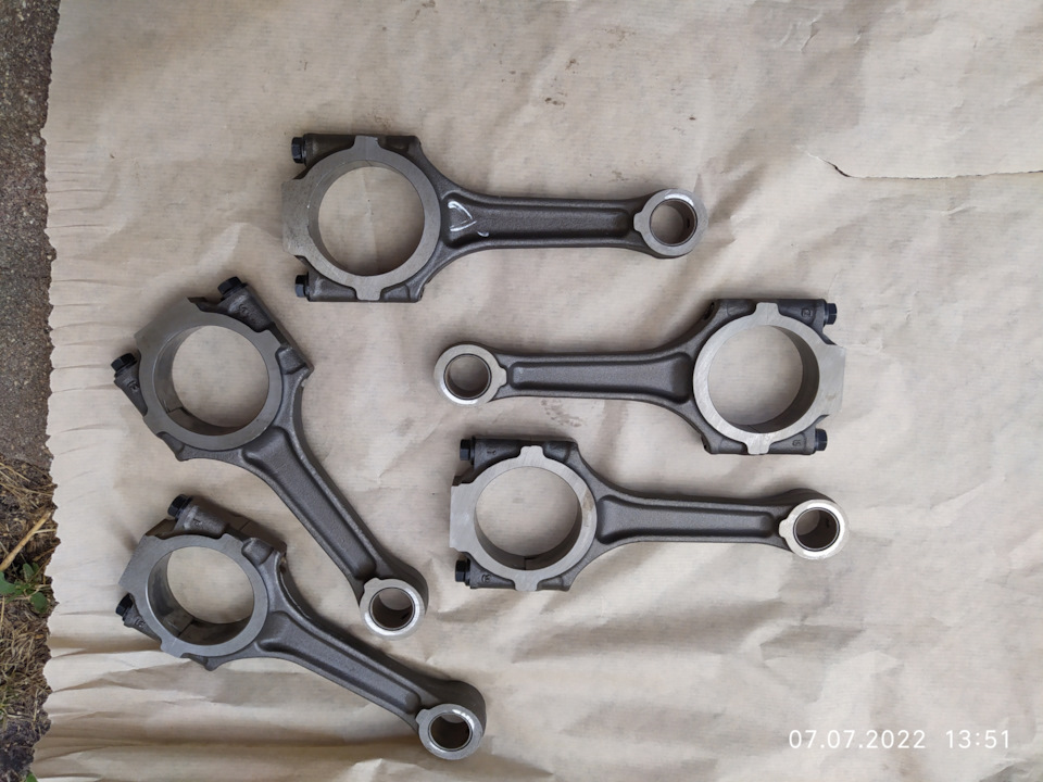 60.Alfa Romeo 166 2.0 T.S.Проверка шатунов на изгиб, дедовский метод ...