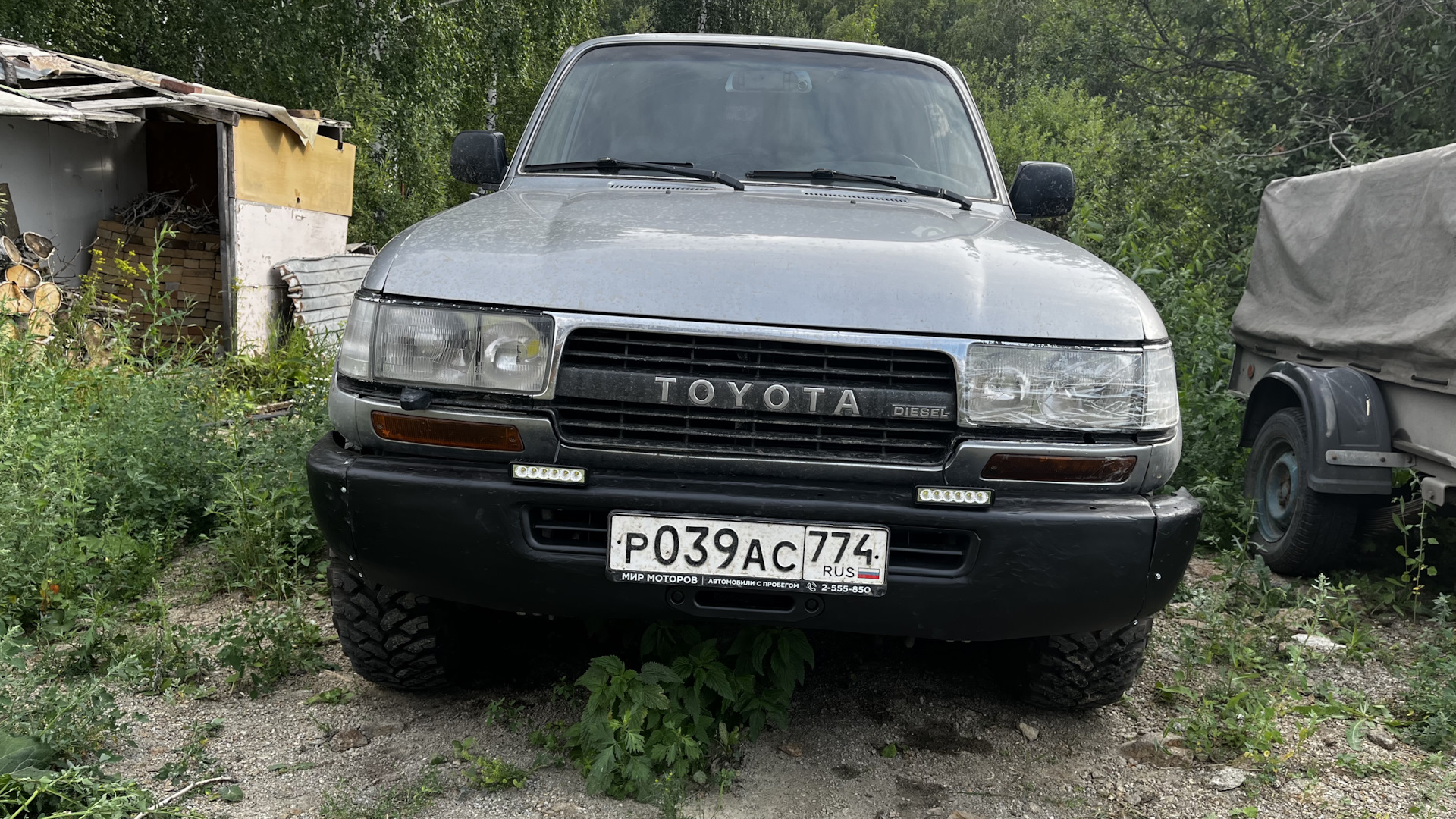 Toyota Land Cruiser 80 4.2 дизельный 1994 | 4.2 механика GX Кузя. на DRIVE2