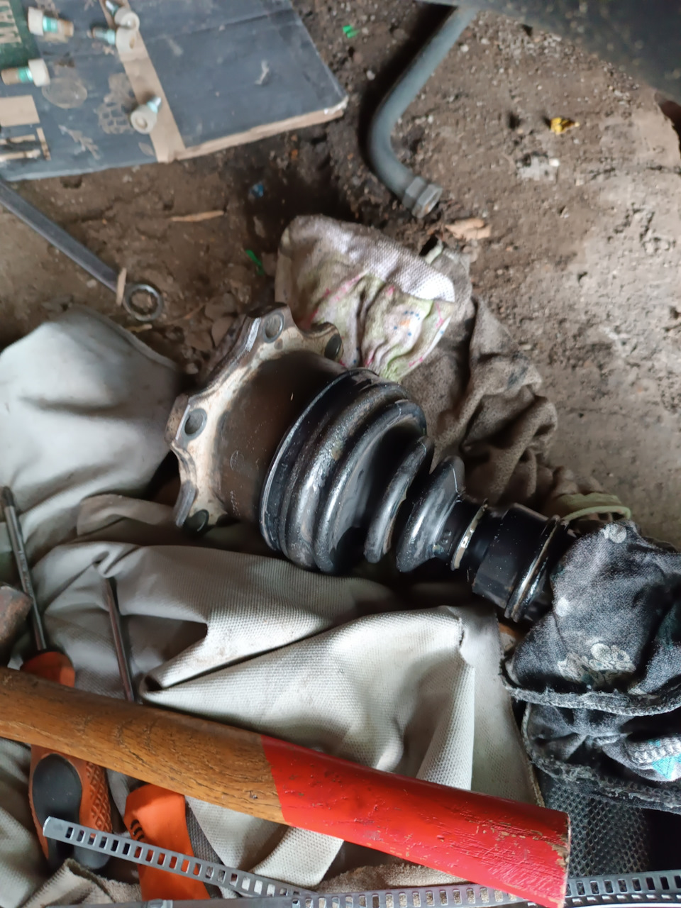 Как перекинуть трипоид на другой привод? — Volkswagen Passat B5, 1,9 л ...