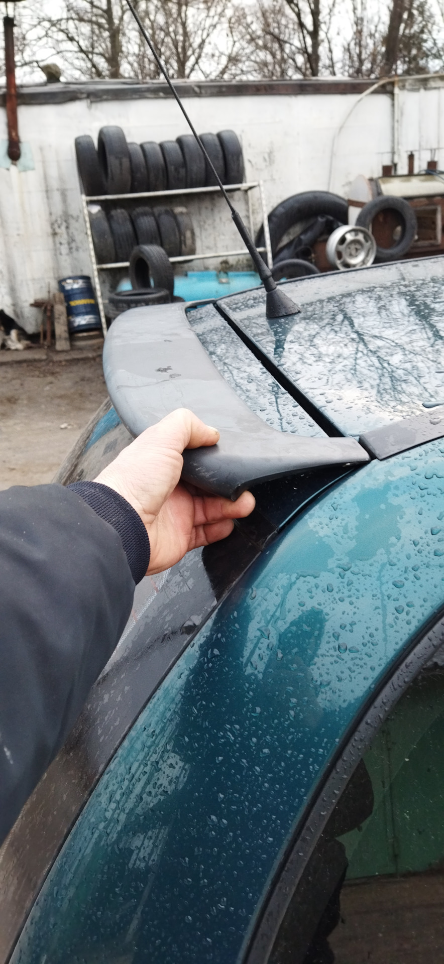 Спойлер для Опель Корса Б (5d) 1998 — Opel Corsa B, 1,4 л, 1998 года ...