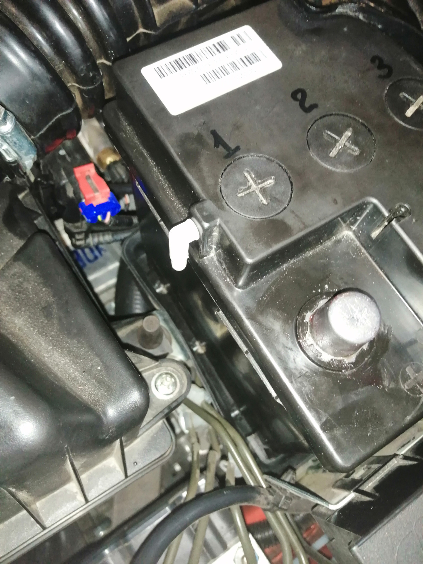 Корыто для АКБ лада Гранта Лифтбек FL. — Lada Гранта Лифтбек (2G), 1,6 ...