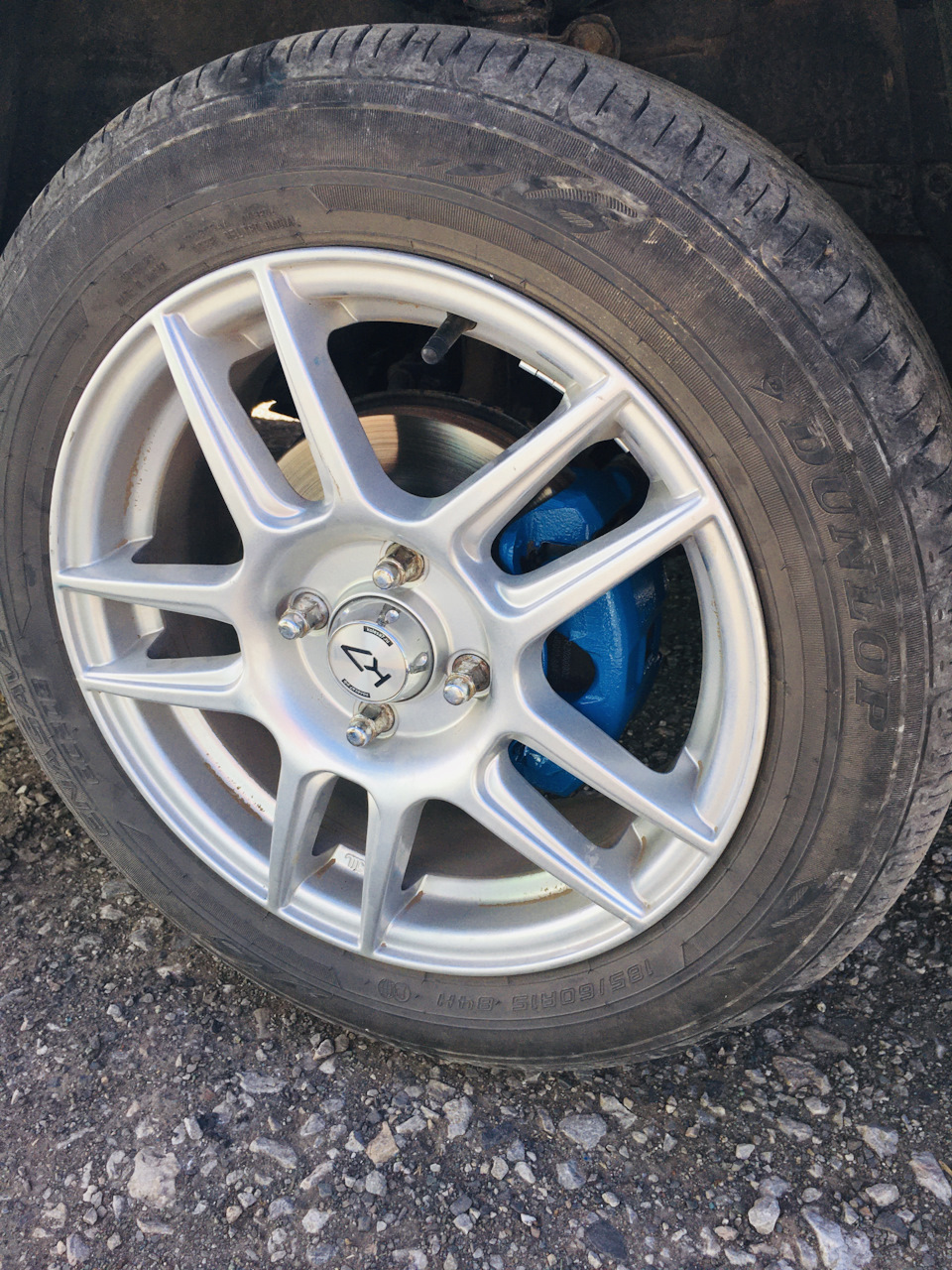 Покраска суппортов.Хонда Фит Ария — Honda Fit Aria, 1,5 л., 2006 года ...