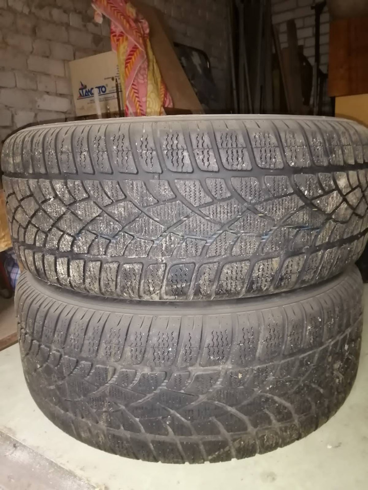 Шины зимние нешипованные Dunlop 245/45 R19, литые диски BMW 19 5x120 на ...