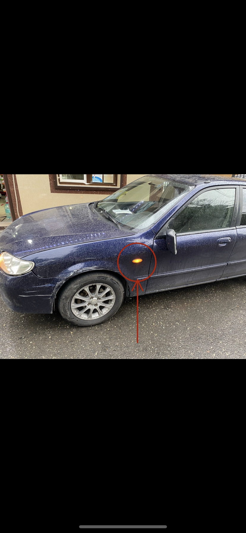 Левый поворотник в крыло — Mazda 323 VI, 1,6 л, 2001 года | поломка | DRIVE2