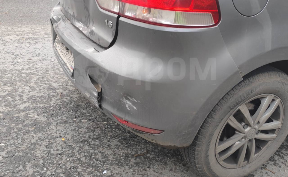 Бампер задний Volkswagen golf 6 на Volkswagen Golf Mk6. Б/у | 1 000 ₽ в ...