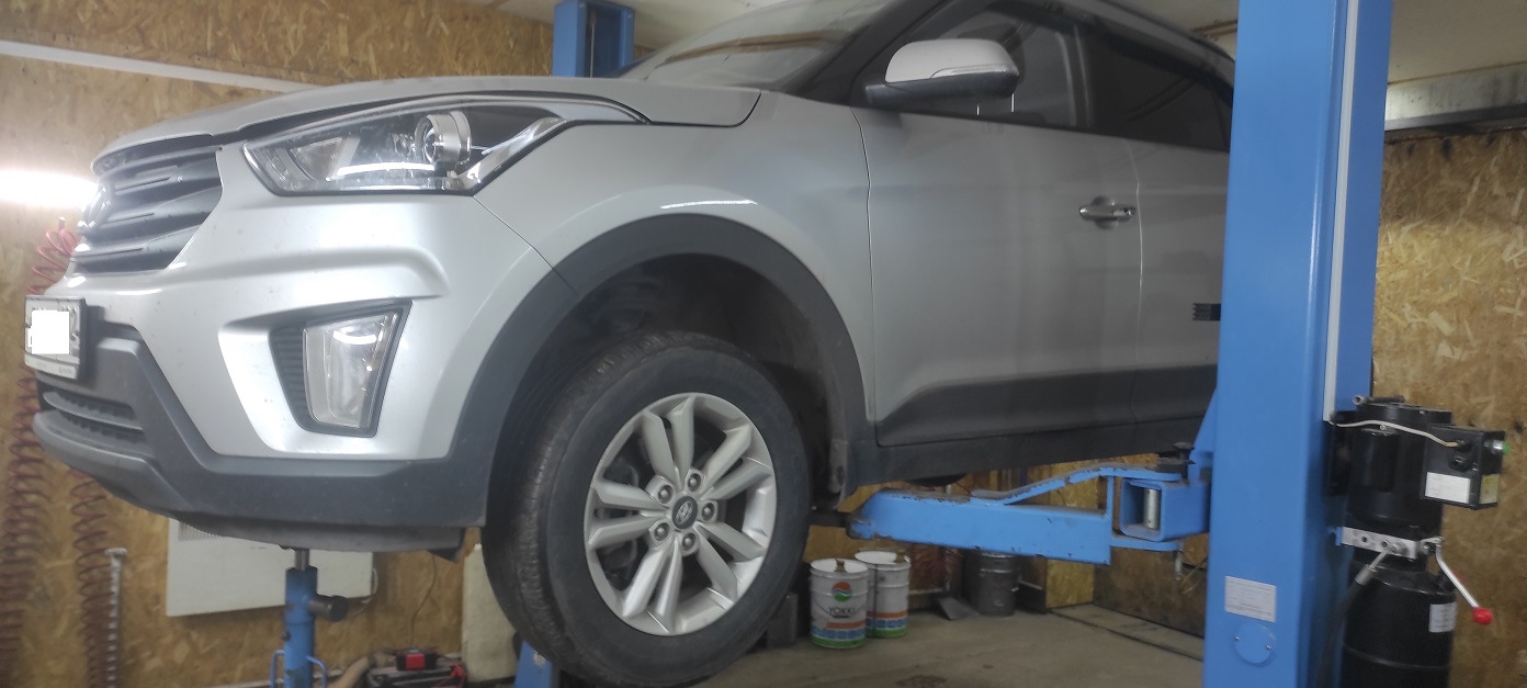 Замена масла в угловом редукторе и заднем дифференциале Хендай Крета ...